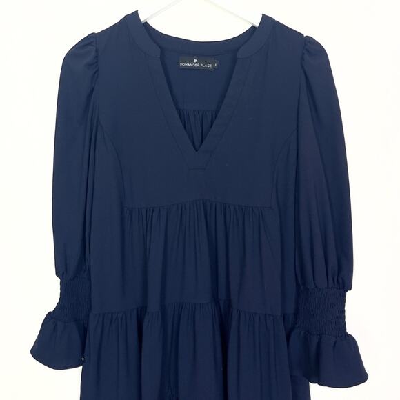 Tuckernuck Pomander Place Navy Blue Crepe Kenzo
Dress - Picture 3 of 10